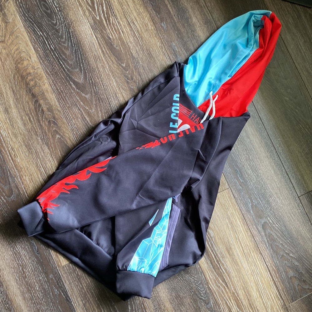 My hero academia half hot half cold Hoodie - Picture 10 of 16